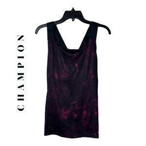 1842. CHAMPION DUODRY CRISS CROSS BACK ATHLETIC TOP BUILT IN‎ SHELF BRA SIZE LG